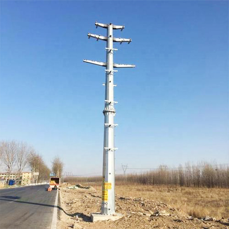 Menara kuasa tiang tiang tinggi elektrik