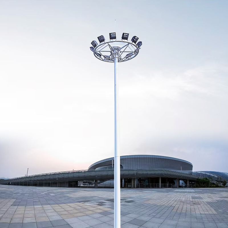 Dodecagon Dodecagon Twenty Sided High Poles untuk Stadium Lebuhraya
