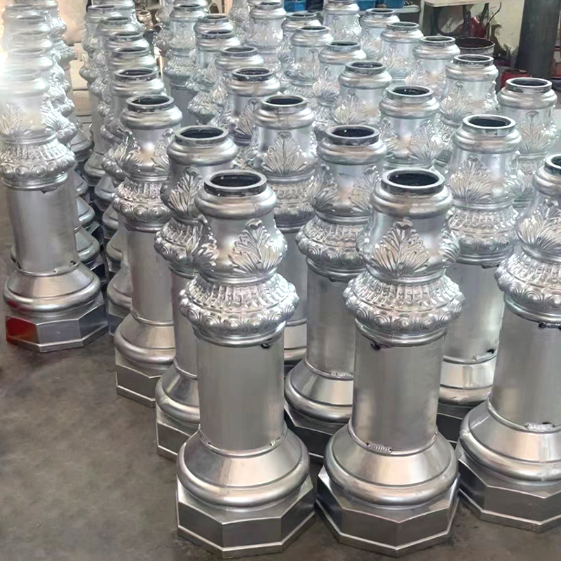DDK-1401 Perlindungan asas hiasan penutup aluminium untuk tiang cahaya lekapan luaran